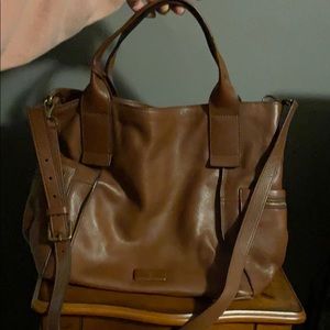Brown Leather FOSSIL Handbag